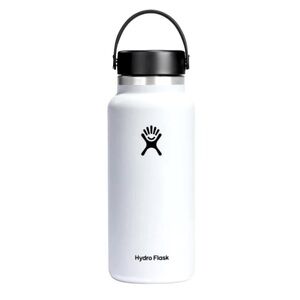 hydro flask 32 oz wide mouth bottle white